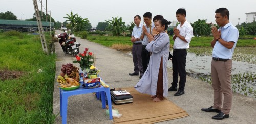 Lễ động thổ công trình chợ Thành Mai