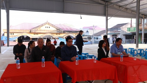 Lễ bắt thăm địa điểm kinh doanh đợt 1 tại chợ Long Thịnh, Lạng Sơn