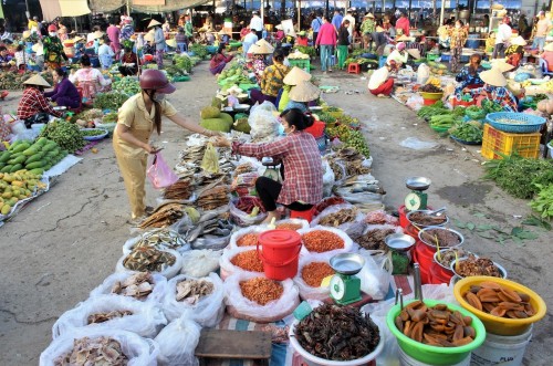 Chợ Vị Thanh (Hậu Giang): chợ quê chỉ bán của nhà trồng được