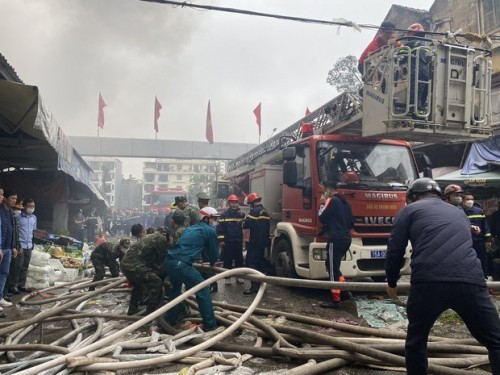 Hải Phòng: Vụ cháy chợ Tam Bạc ước thiệt hại có thể lên đến gần 100 tỷ đồng